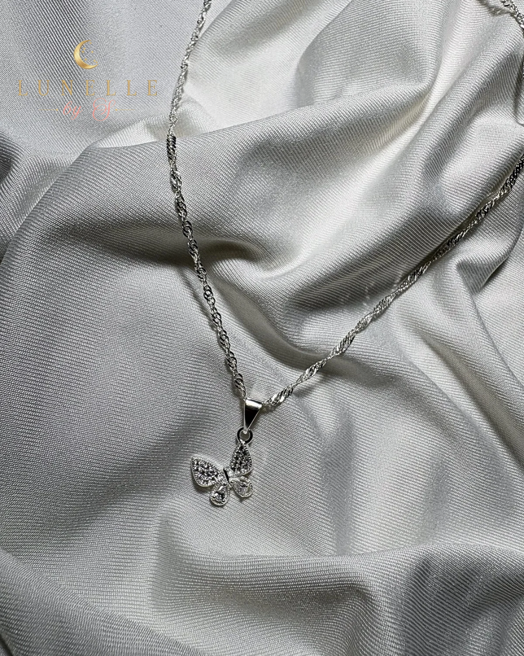 Collar Brillo de Mariposa • Plata 925