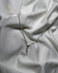 Collar Brillo de Mariposa • Plata 925