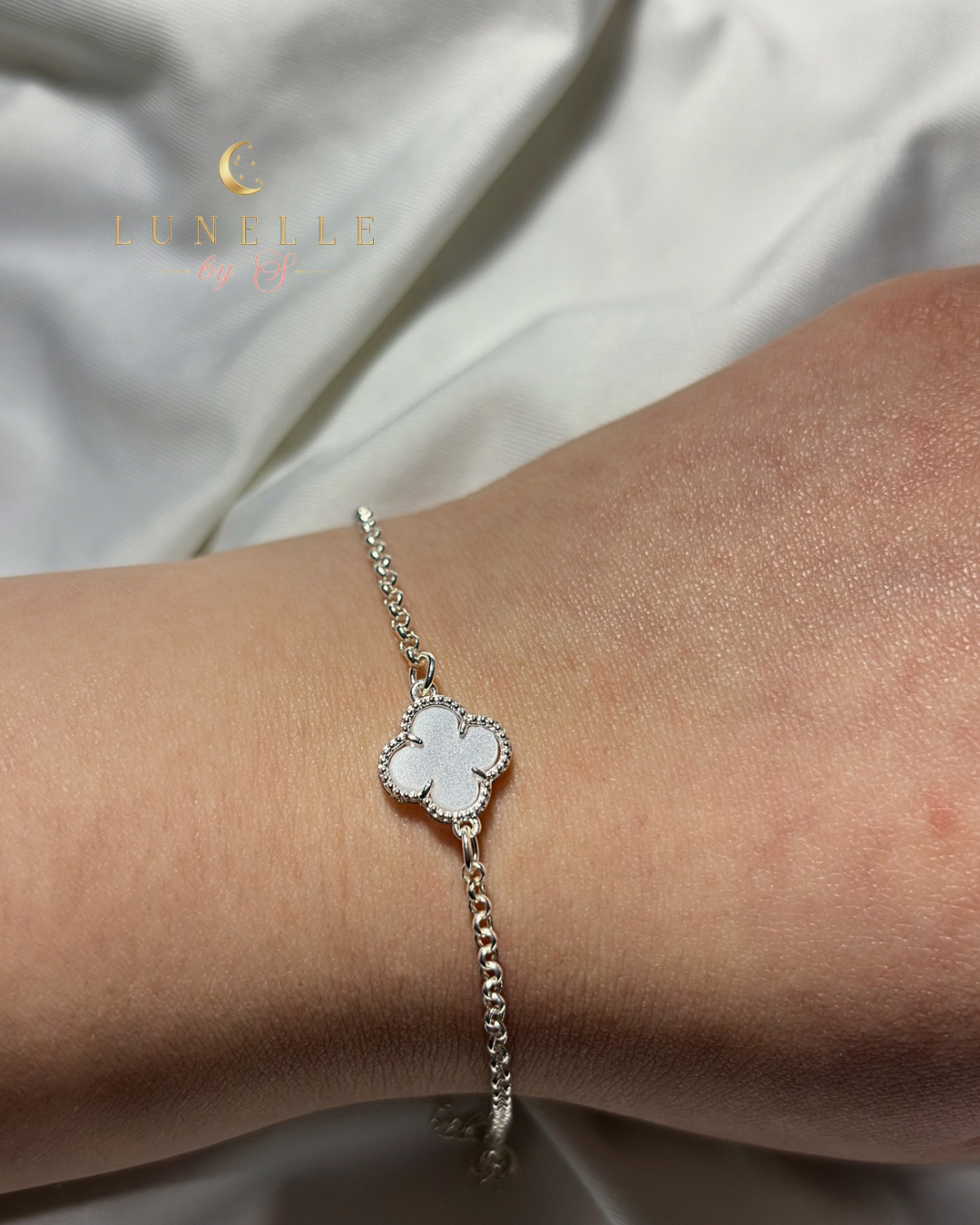 Pulsera Clover • Plata 925