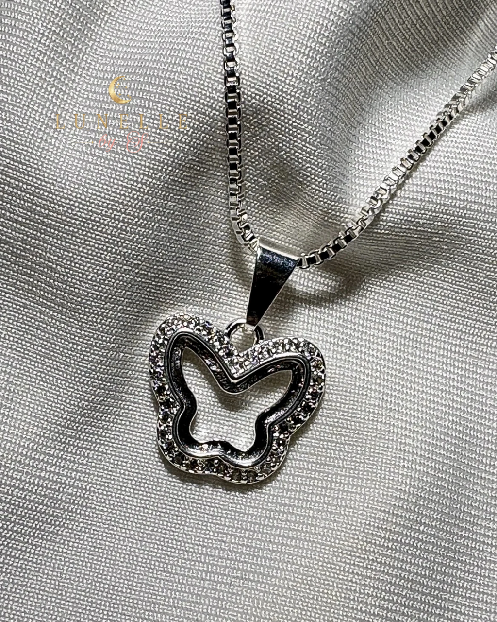 Collar Butterfly Aura • Plata 925
