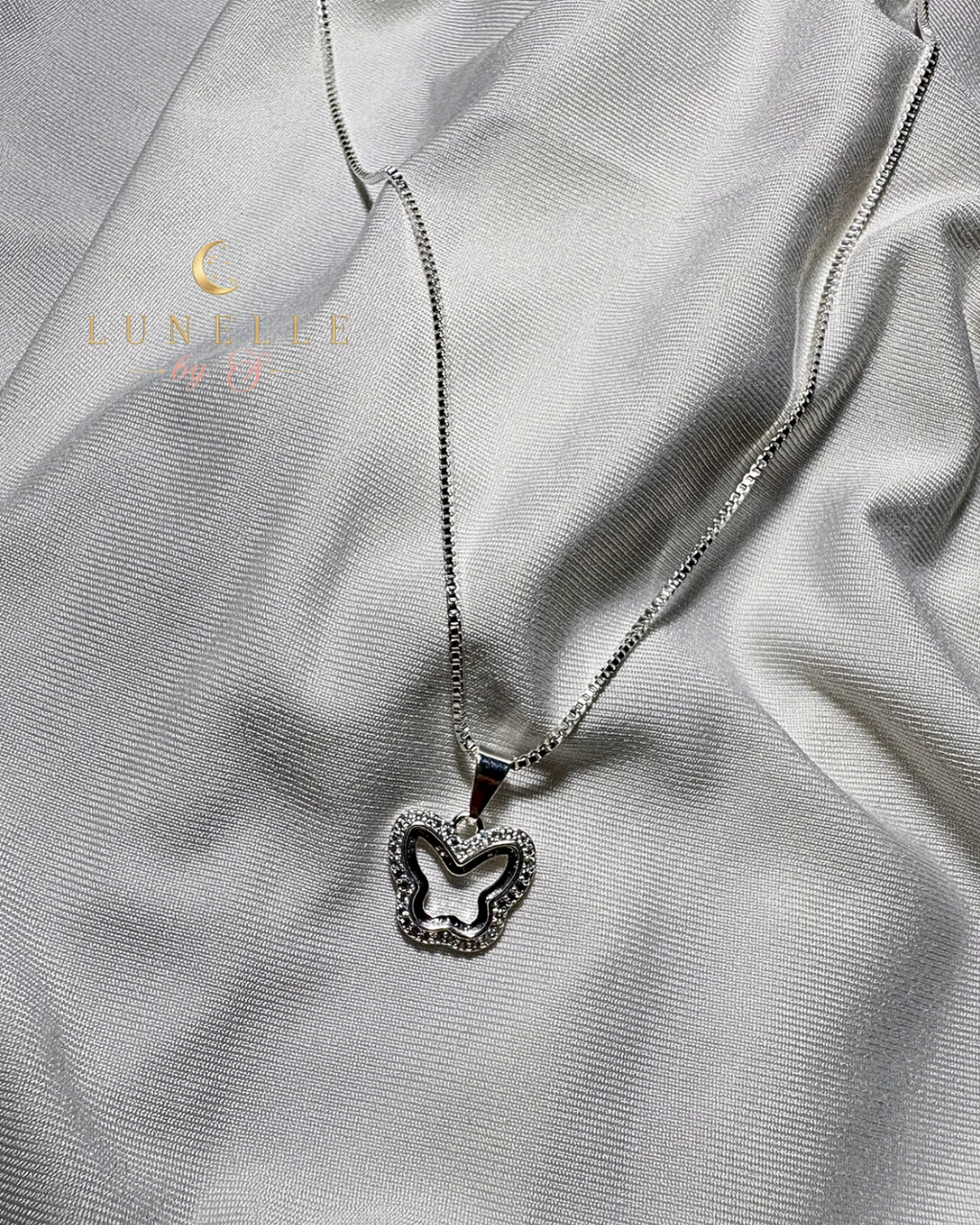 Collar Butterfly Aura • Plata 925