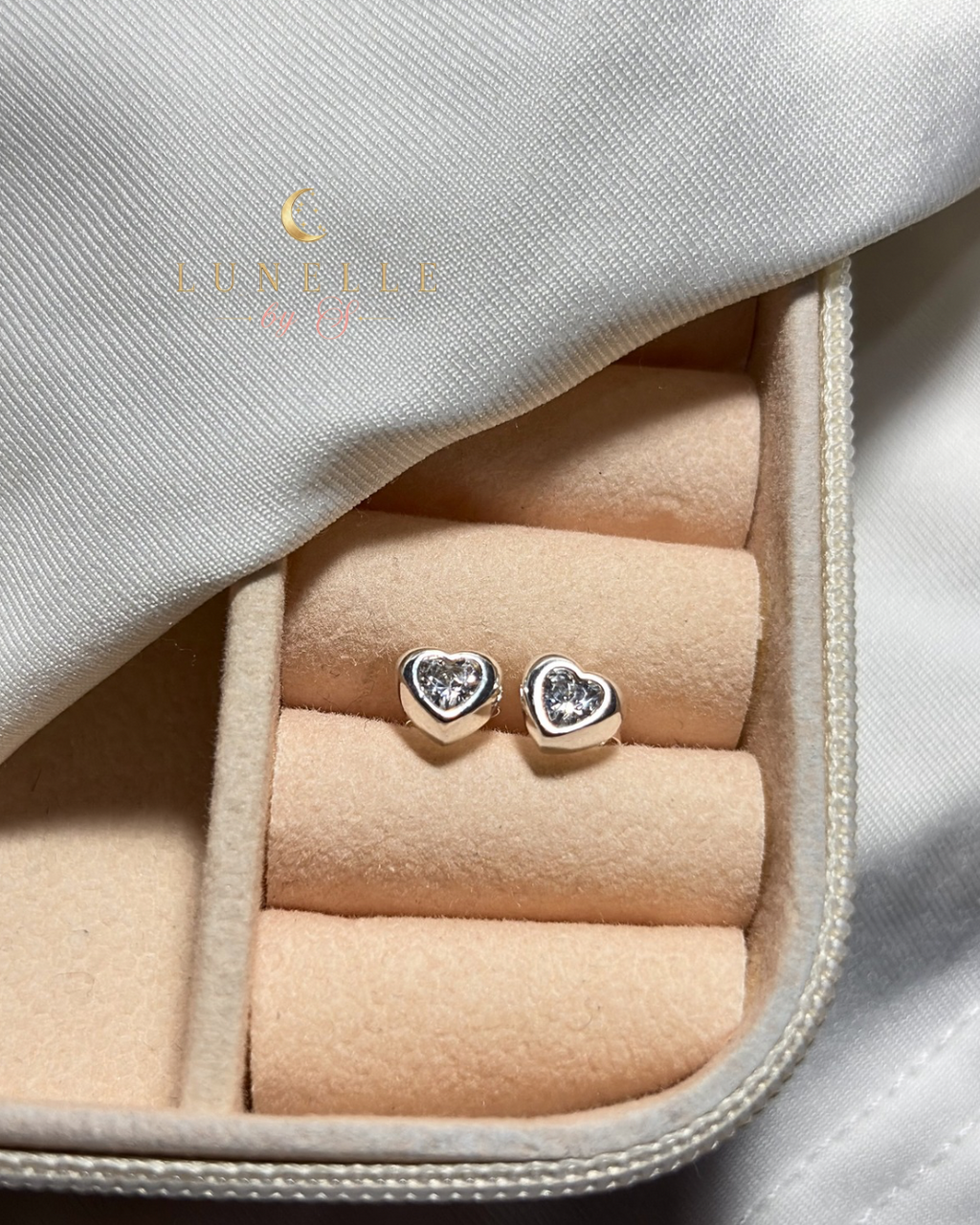 Aros Corazón Lumina • Plata 925