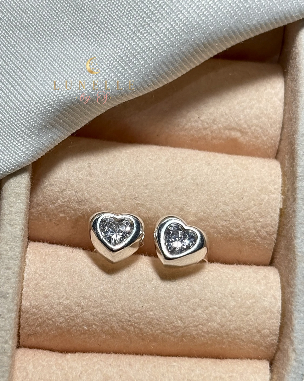 Aros Corazón Lumina • Plata 925