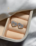 Aros Corazón Brillante • Plata 925